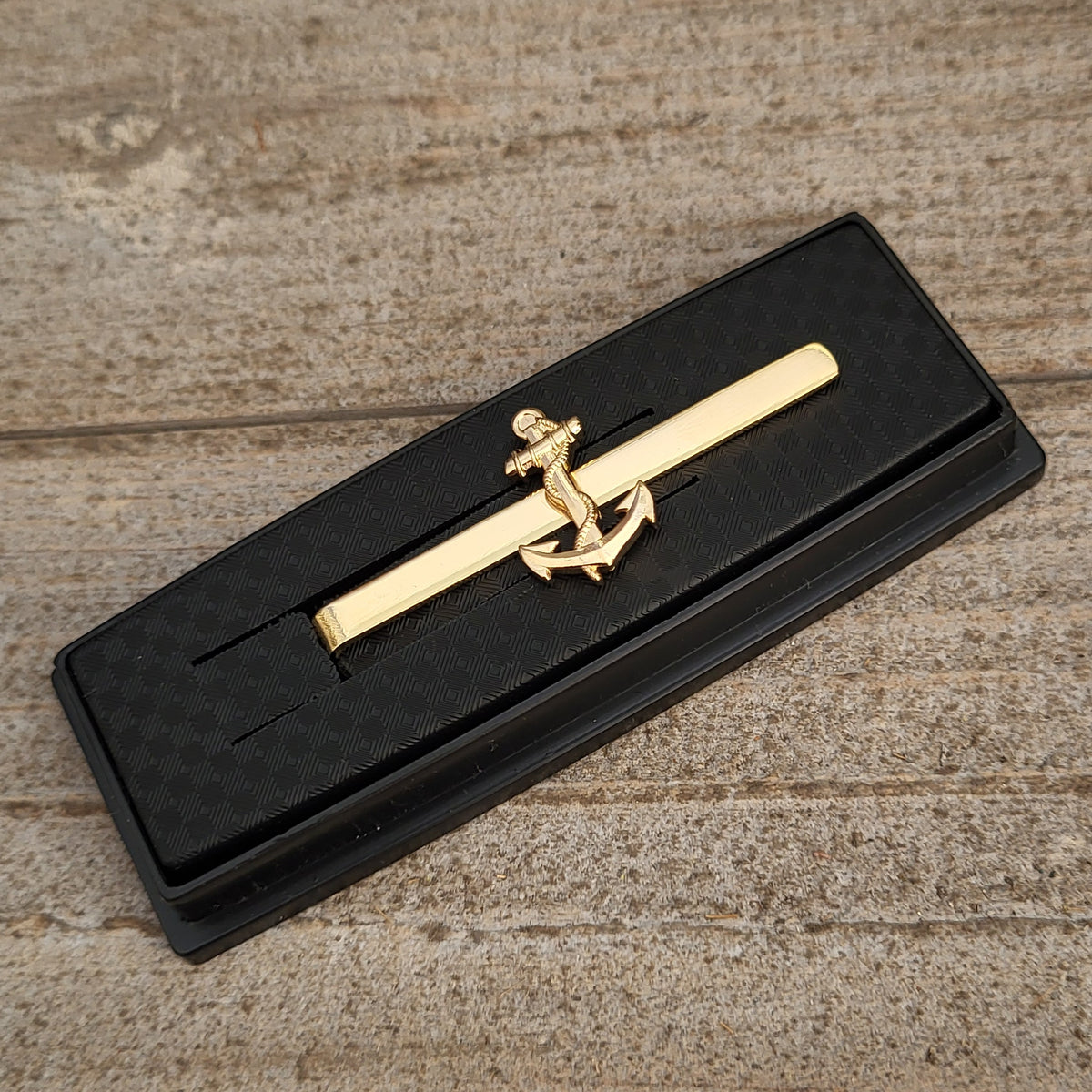Pince à Cravate Ancre De Bateau - Laiton Doré - Accessoire élégant Pour Mariage, Costume, Cérémonie - 5