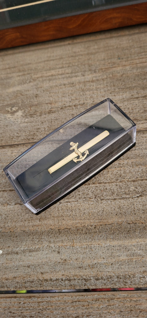 Pince à Cravate Ancre De Bateau - Laiton Doré - Accessoire élégant Pour Mariage, Costume, Cérémonie - 7